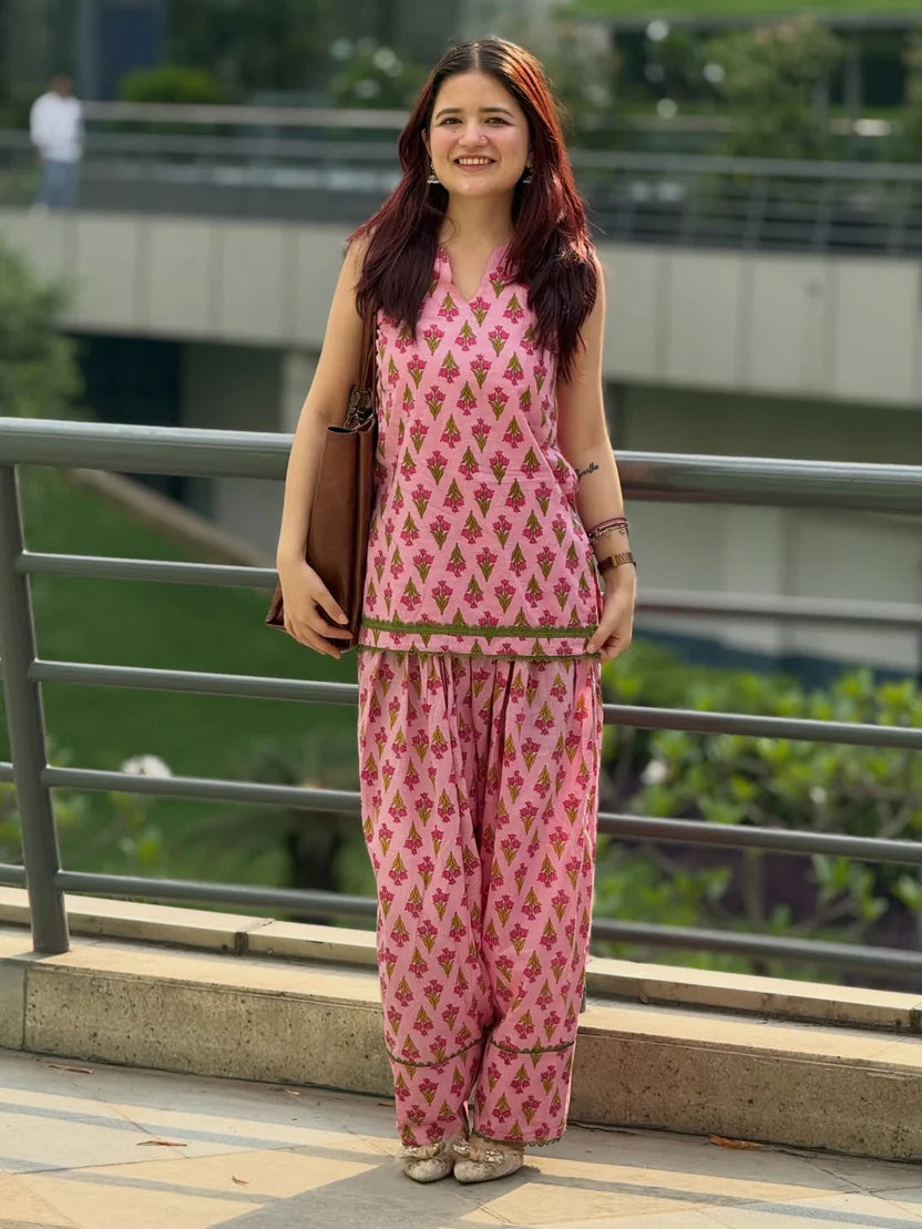 Neha Premium Cotton Printed Co-Ord Set