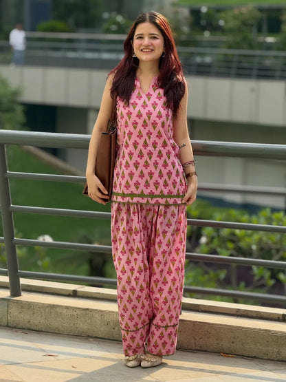 Neha Premium Cotton Printed Co-Ord Set