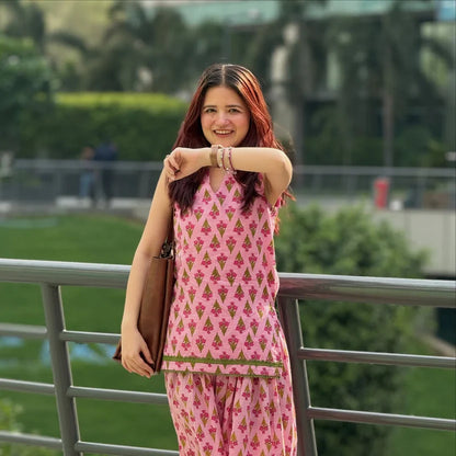 Neha Premium Cotton Printed Co-Ord Set