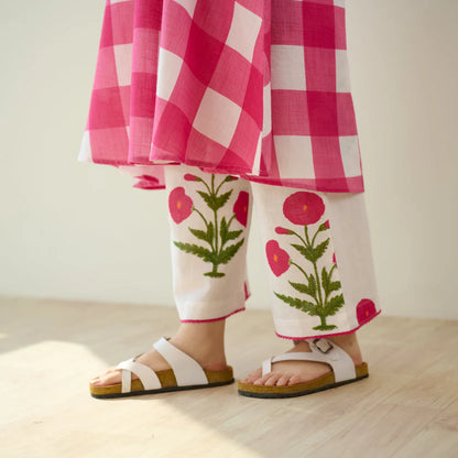 Aarohi Floral Pure Cotton Kurti Set