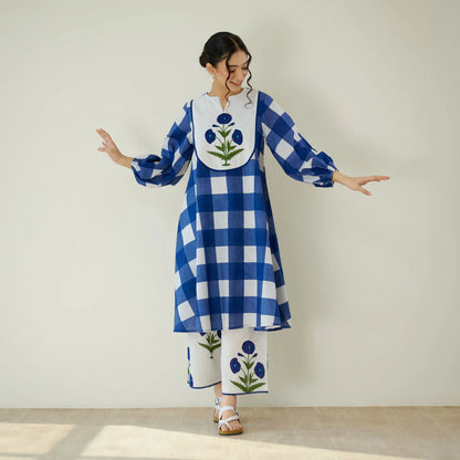 Aarohi Floral Pure Cotton Kurti Set