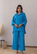 ELECTRIC BLUE SOLID COORD SET
